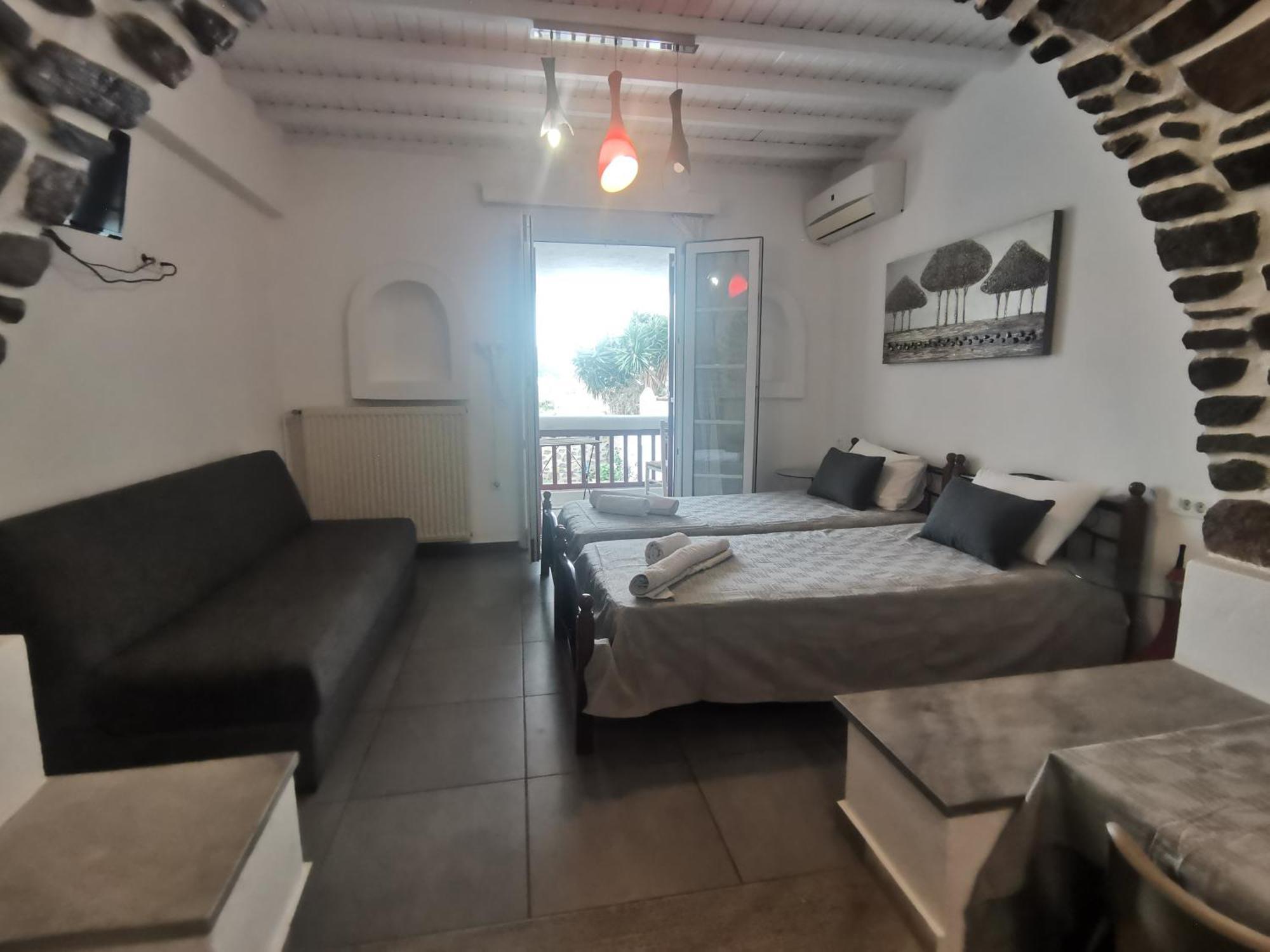 Villa Vasilis Ornos Mykonos Town Exteriör bild